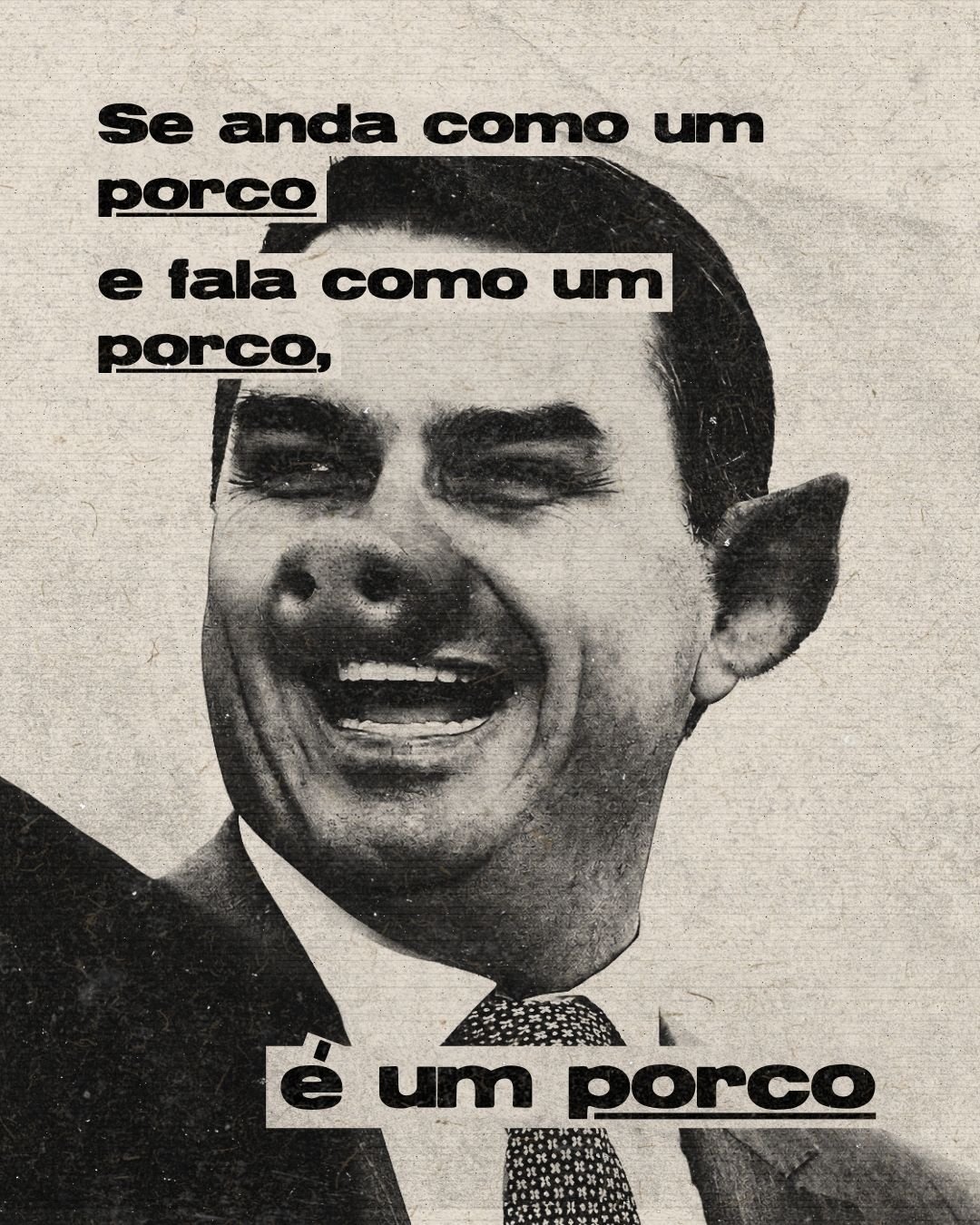 Se Anda Como Um Porco E Fala Como Um Porco E Um Porco